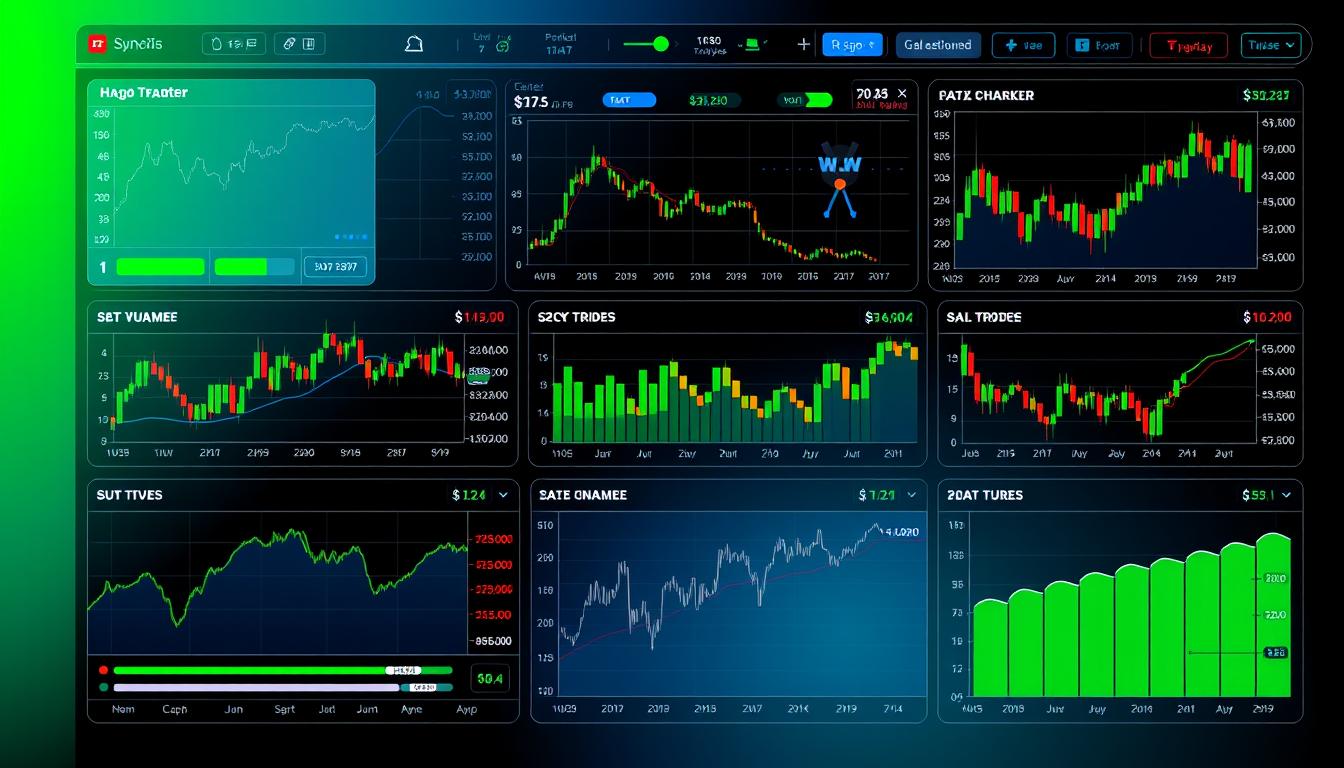 trading dashboard