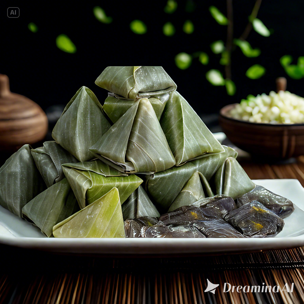 bánh ít lá gai - hương vị quê hương