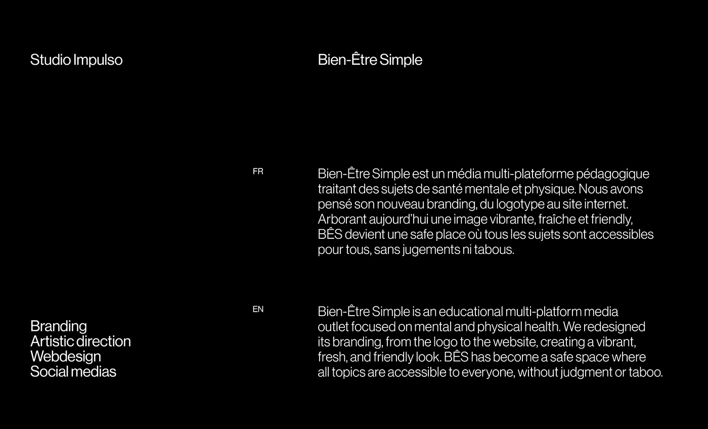 Image from the Bien-Être Simple’s Vibrant Branding and Web Design by Impulso article on Abduzeedo