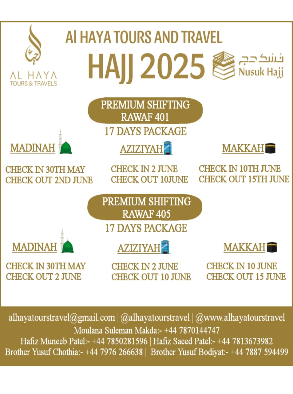 2025 Hajj packages from the UK