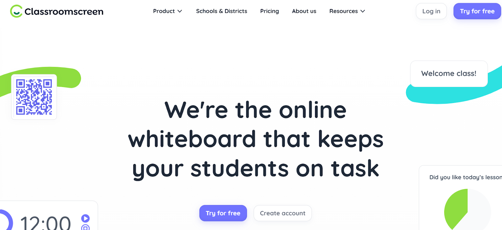 Classroom Screen website