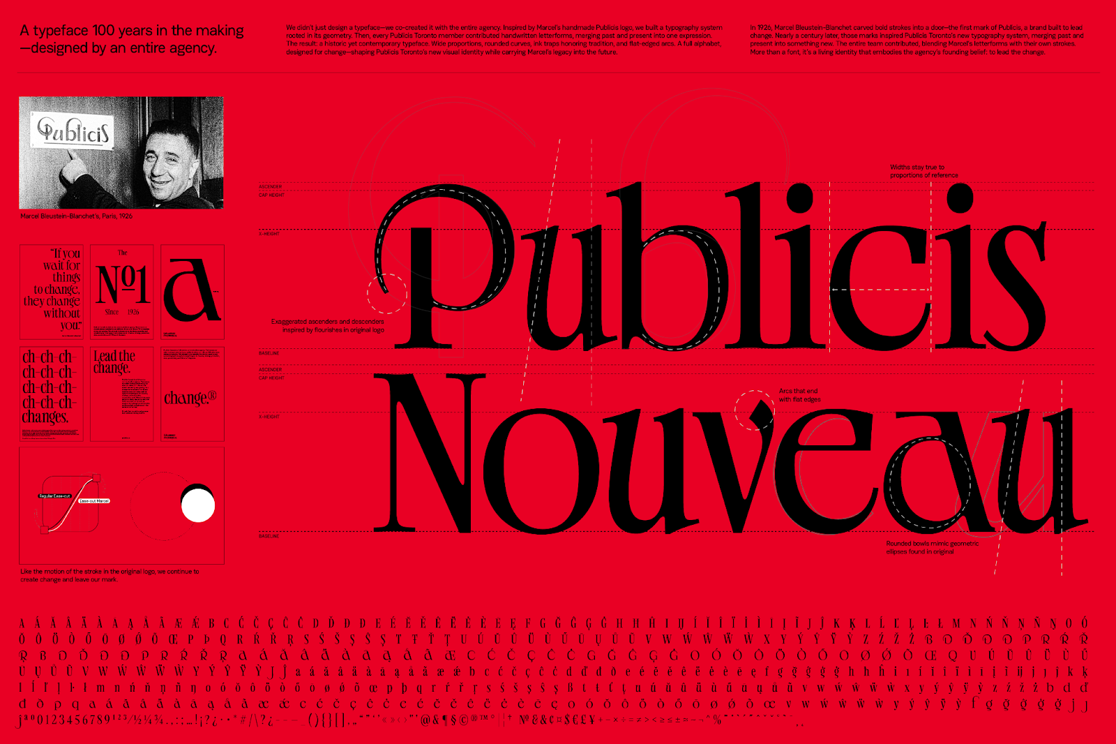 Image from the Publicis Noveau: A Typeface Rooted in Legacy and Innovation article on Abduzeedo