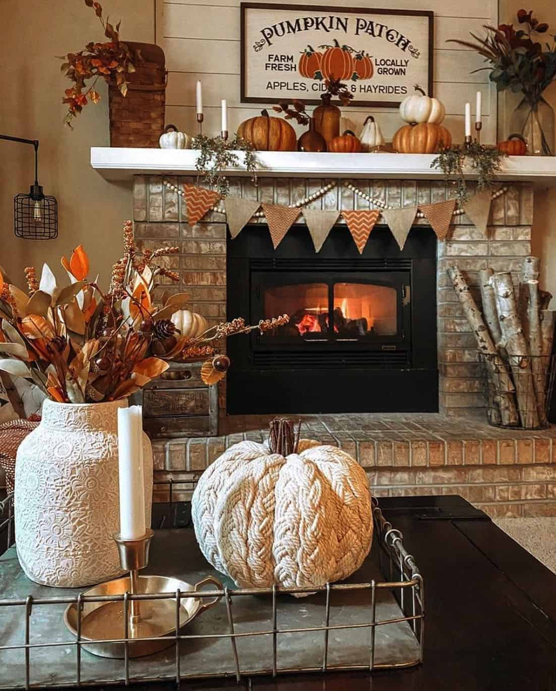 Rustic Fall Farmhouse Decor Ideas 