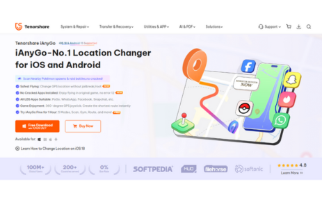 fake gps iAnyGo official website