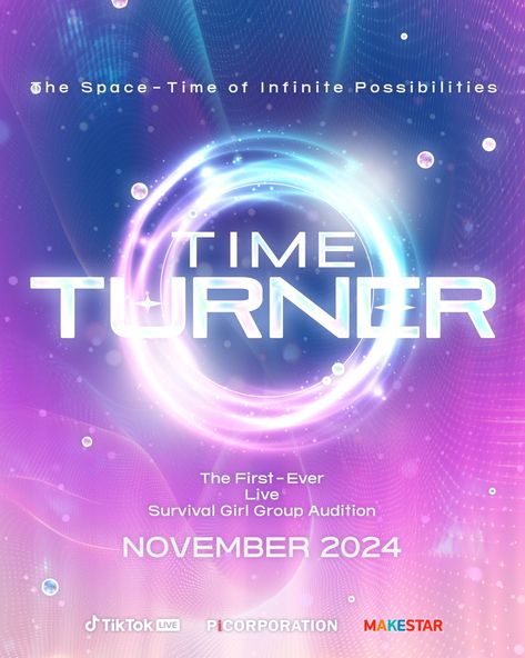 This contains an image of Time Turner survival show poster