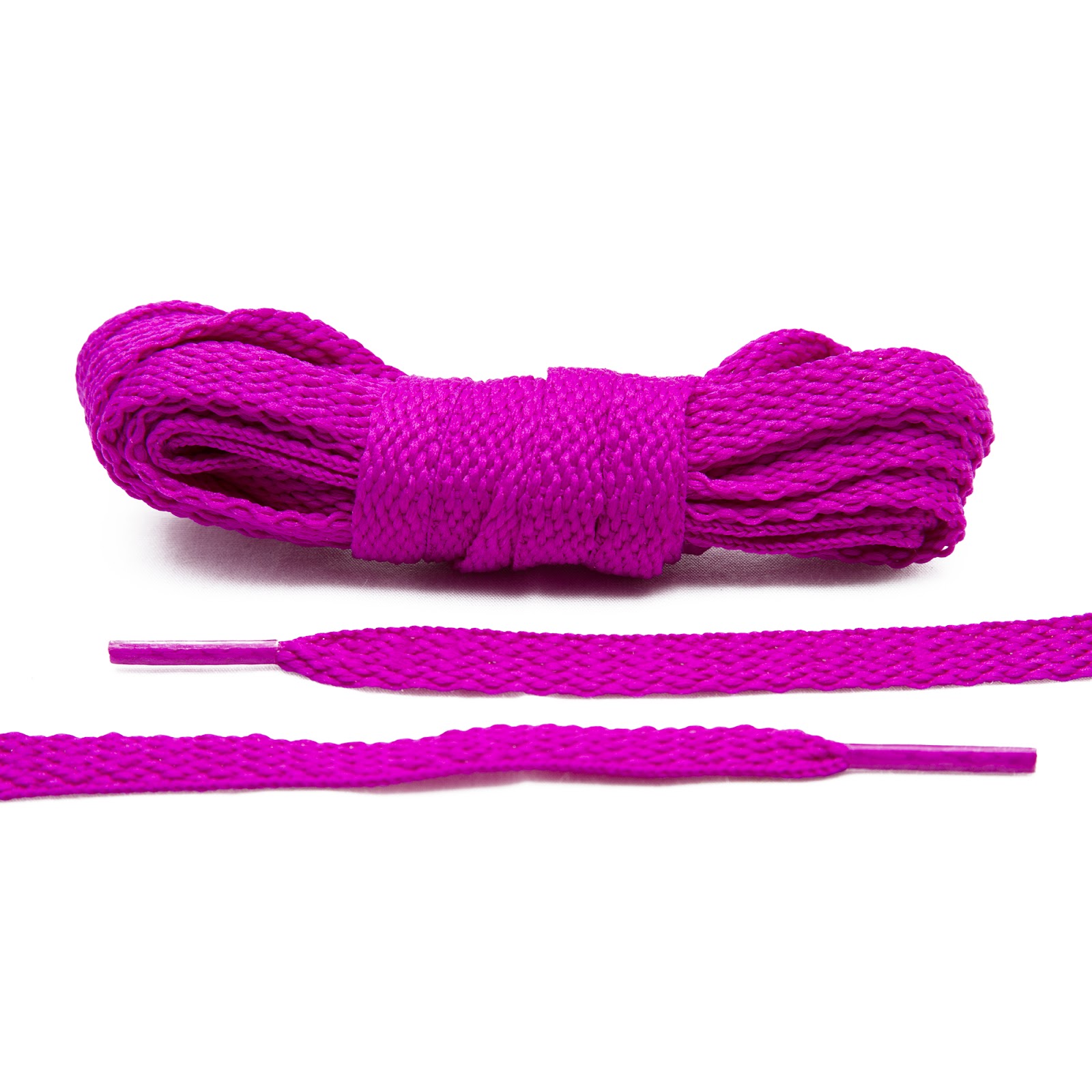 purple flat laces