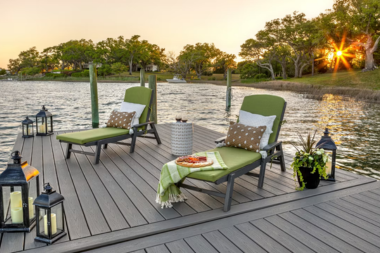 modernizing your walloon lake home must have features composite decking pier with lounge chairs custom built michigan