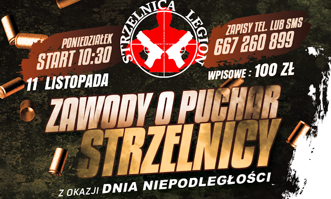 Patriotyczna rywalizacja na strzelnicy! Dołącz do zawodów o “puchar strzelnicy Legion"