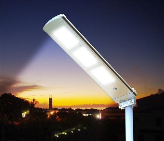 the image displays an integrated solar street light china