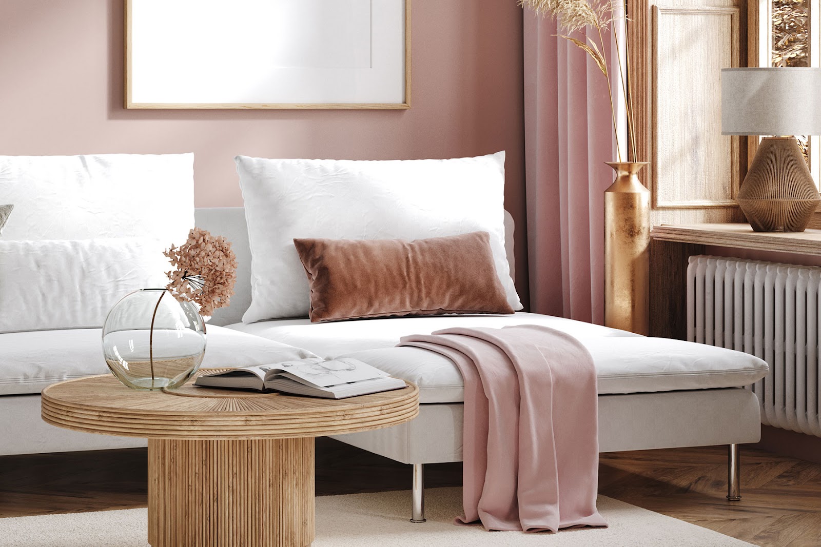 WOW 1 Day Painting -Paint trends 2025 - Blush Living Room