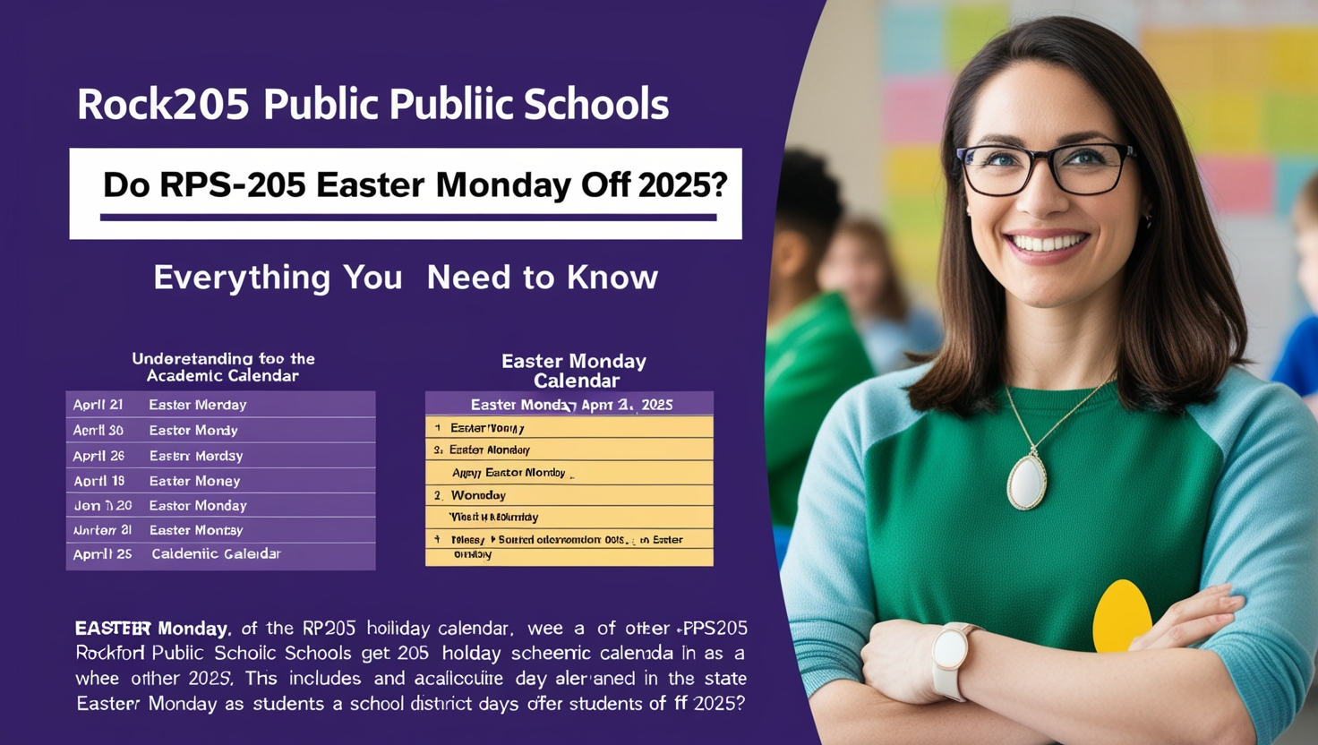 Do RPS205 Public Schools Get Easter Monday Off 2025