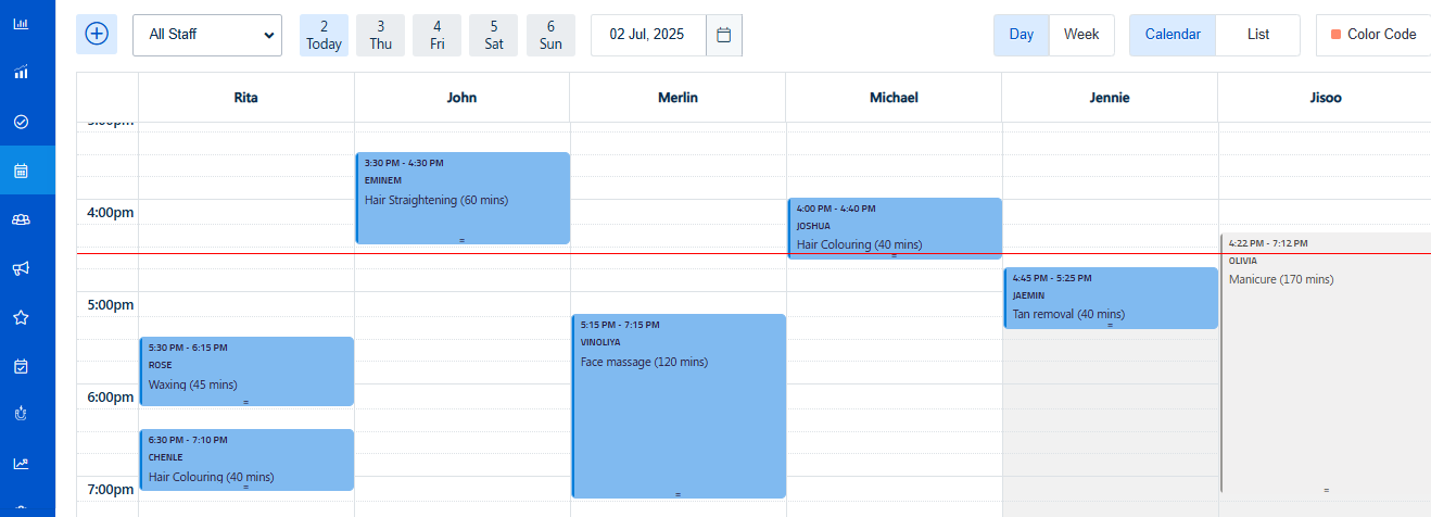 Appointment Page
