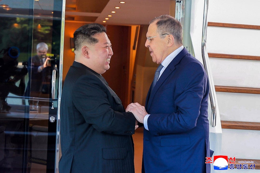 North Korea's Kim, hosting Lavrov, says he will support Russia to resolve  Ukraine war | Reuters