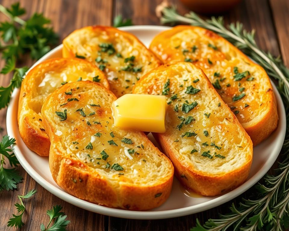 garlic bread with herbs