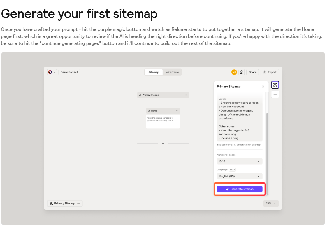 Websites with Relume AI