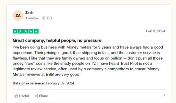 review of Money Metal 