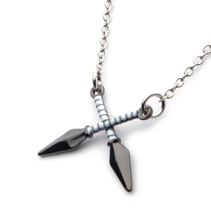 Naruto jewelry kunai cross necklace