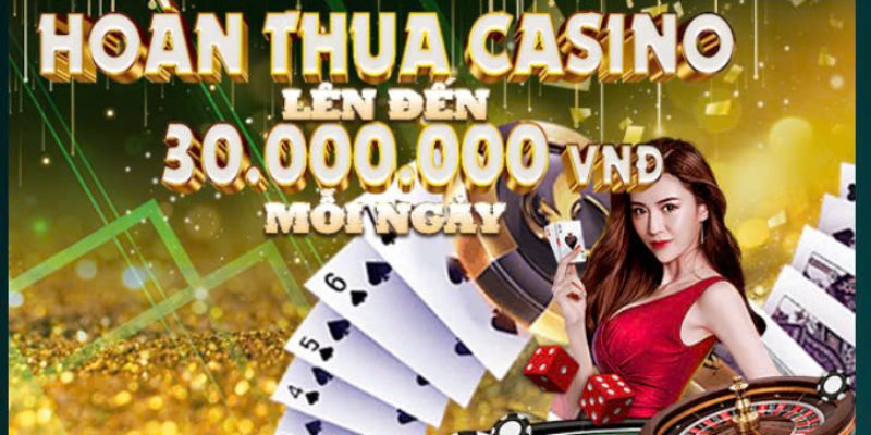 Khuyến mãi LOTO188 - Hoàn cược thua cho casino