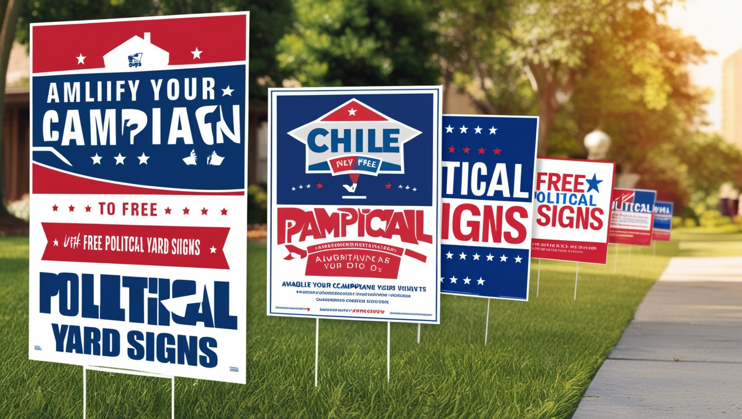  Free Political Yard Signs
