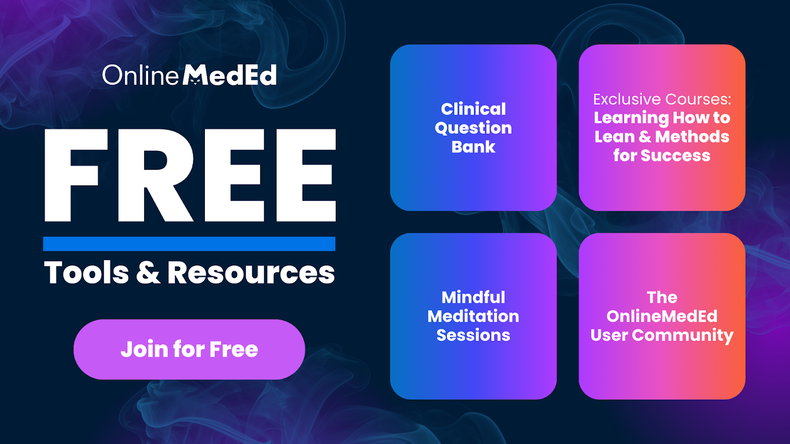 Access OnlineMedEd’s Free Tools And Resources