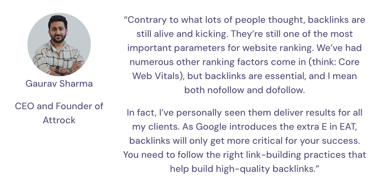 Importance of building backlinks in 2025 from industry expert