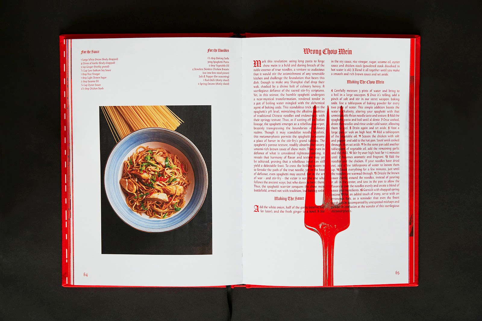 Image from the Blasphemy: A Radical Take on Editorial Design and Culinary Rebellion article on Abduzeedo