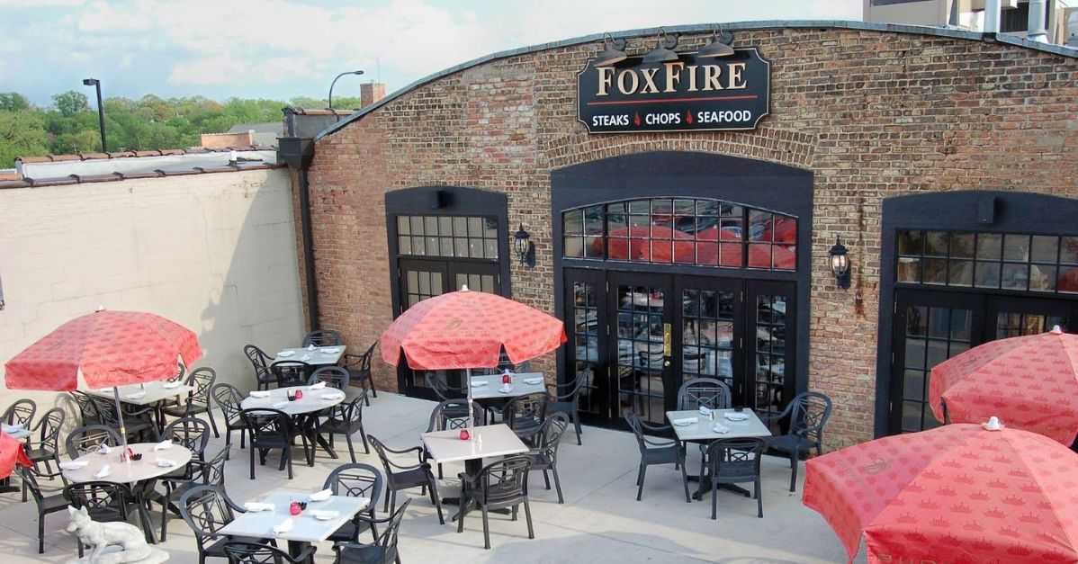 FoxFire restaurant’s patio