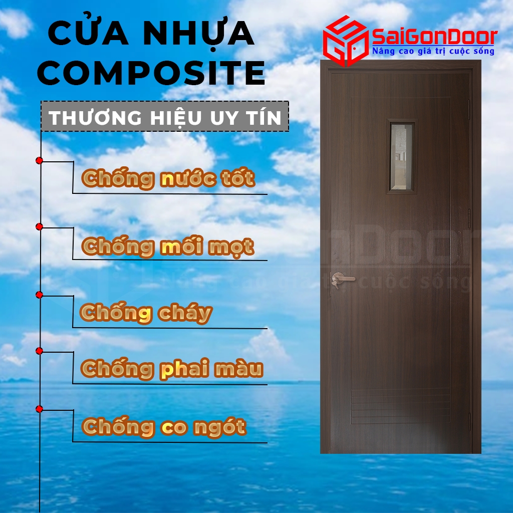 GIÁ TRỊ CỦA CỬA NHỰA GỖ COMPOSITE SAIGONDOOR TRONG THIẾT KẾ NỘI THẤT