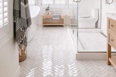 patterned tiles that will elevate your bathroom flooring herringbone elegance tile design custom built michigan