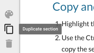 Sections en double dans les nouveaux sites Google