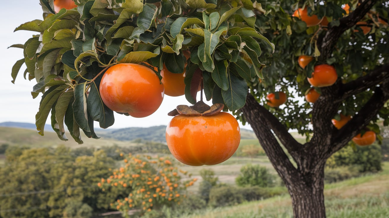 whopper persimmon tree fruit