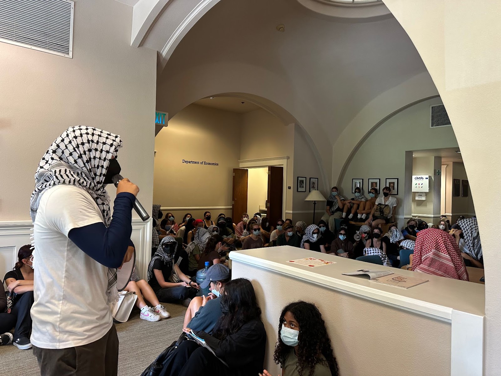 Students protest for divestment from Israel