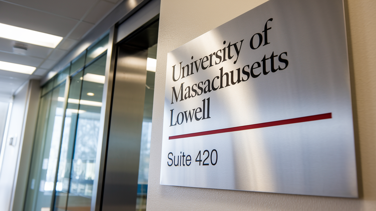 University of Massachusetts Lowell address Suite 420