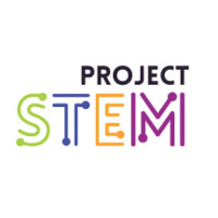 Project STEM text with STEM spelled out in colorful letters