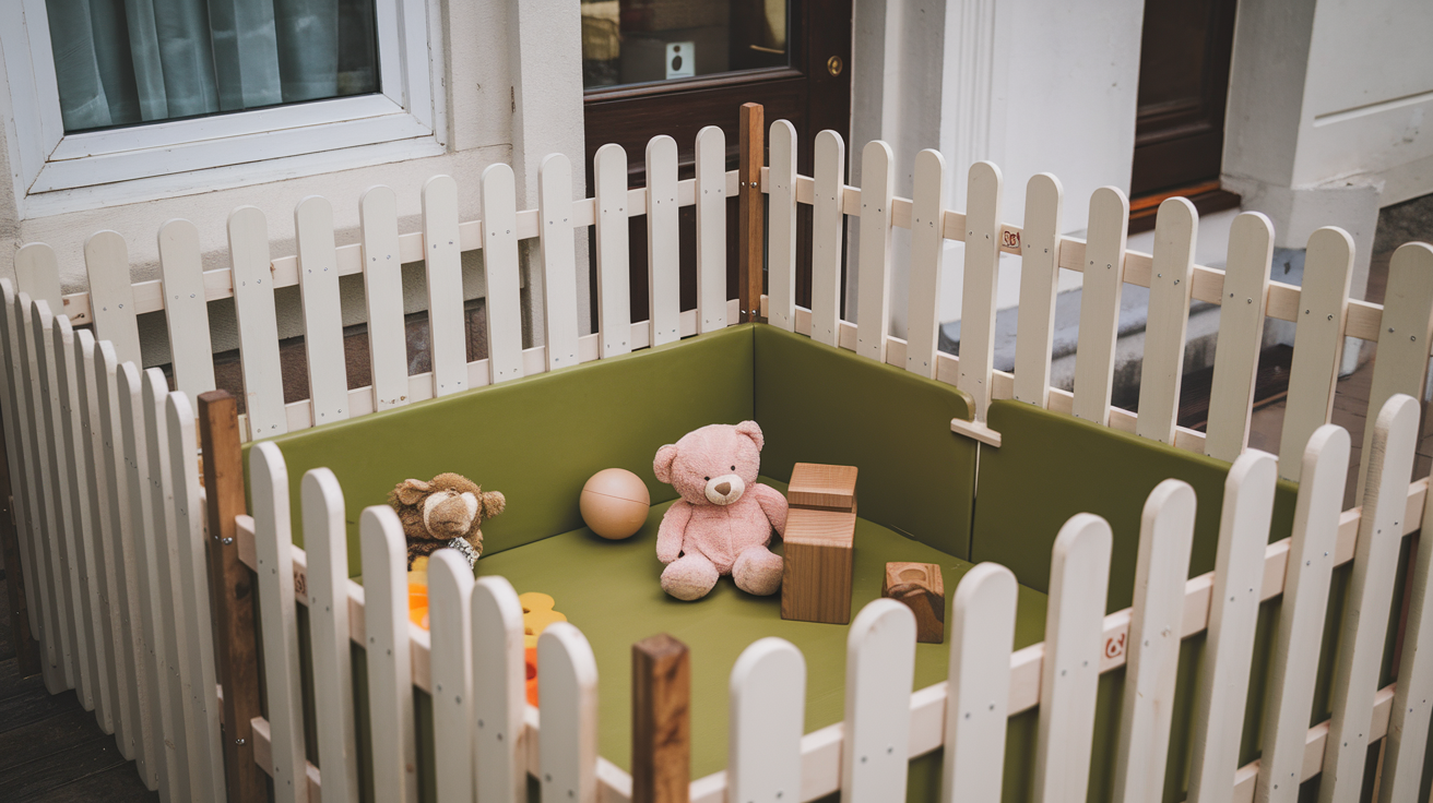 wooden baby playpen 60x70