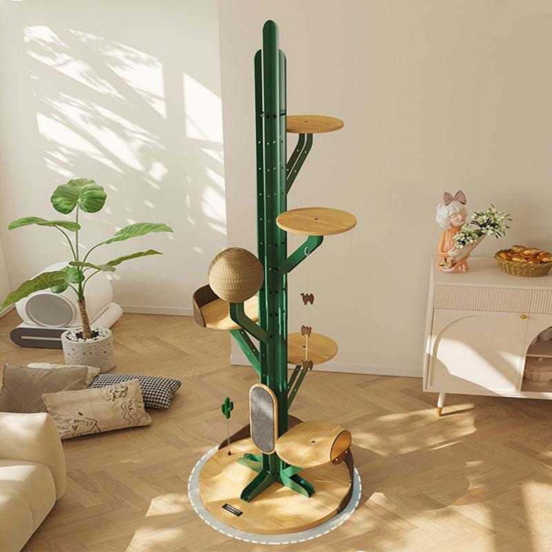 Modern DIY Large Cactus Cat Climbing Tree (5)