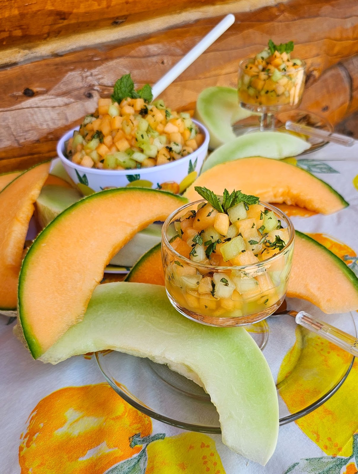 cantaloupe summer salad