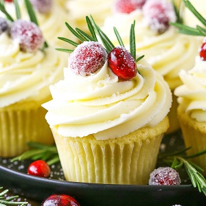 Sparkling Cranberry White Chocolate Cupcakes6 1