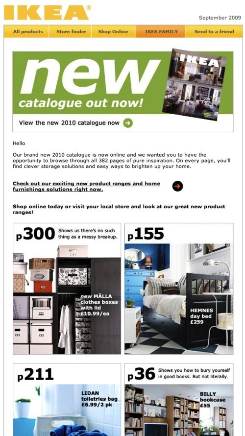 Newsletter IKEA