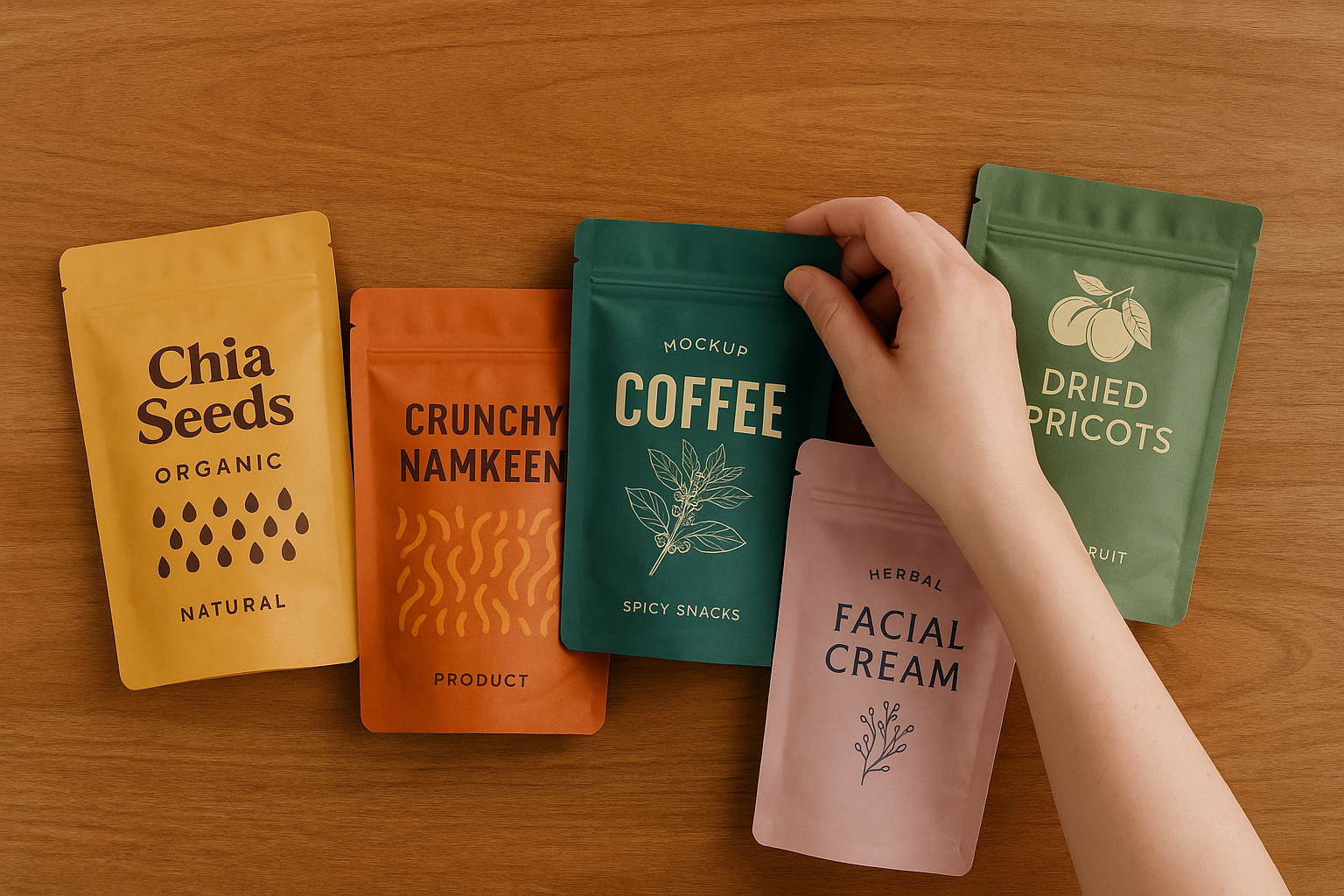 personalized pouch packaging - Girdhar roll wrap limited