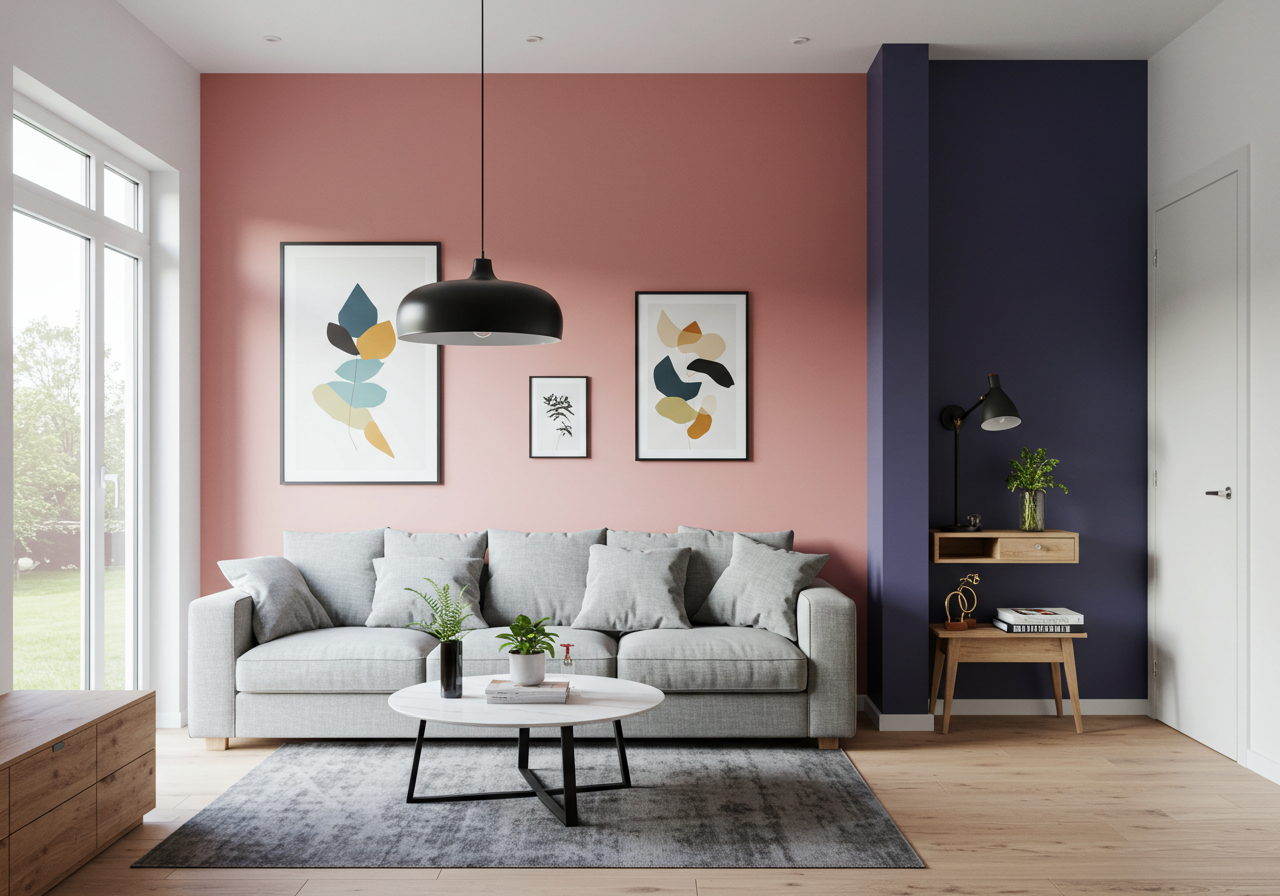 Bold Color in Minimalist Home Design