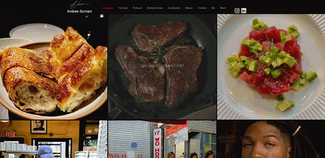 Andrew Scrivani homepage