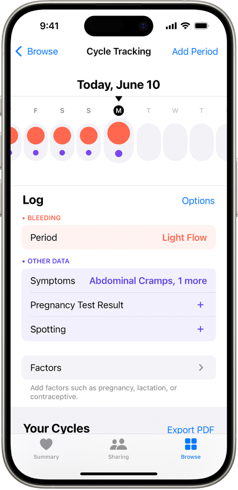 Track Your Menstrual Cycle