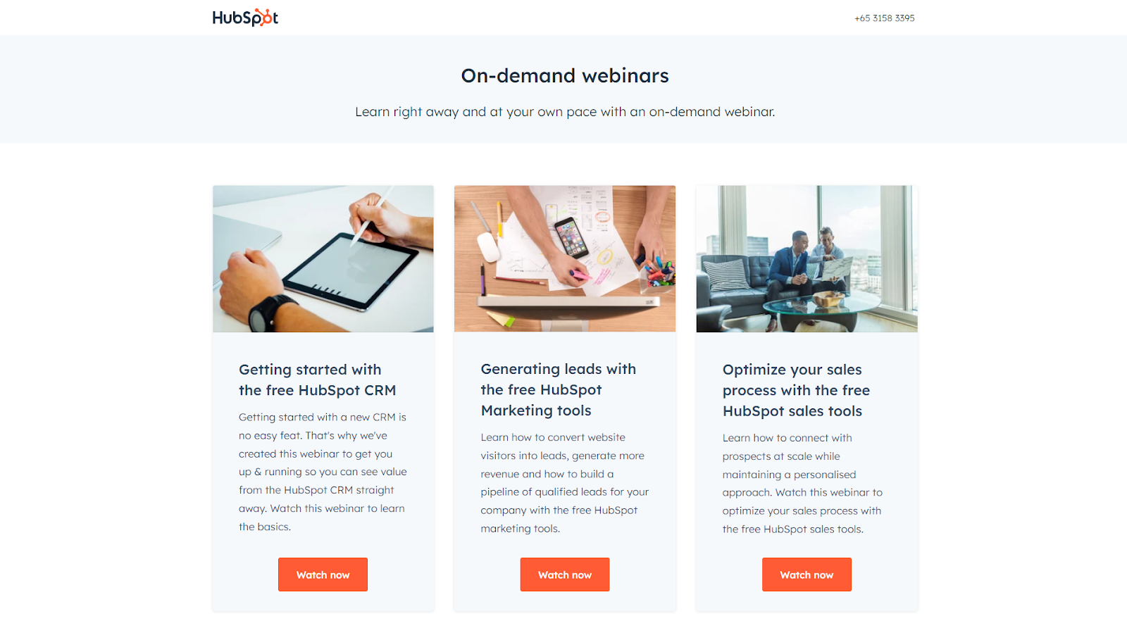 Examples of Webinar Marketing Platforms: HubSpot