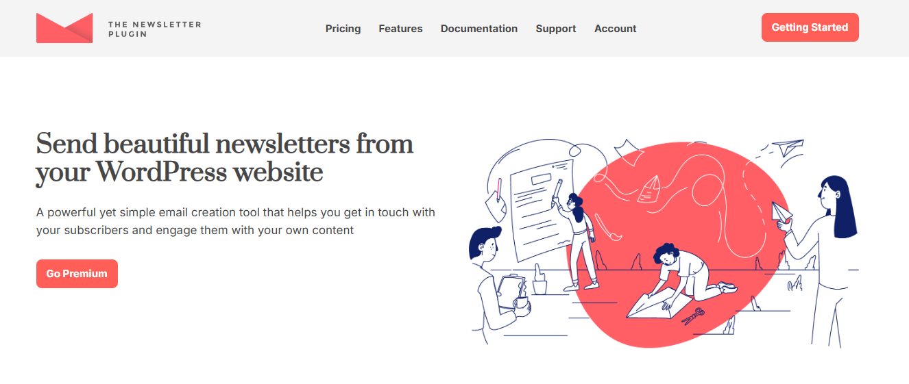 The Newsletter Plugin homepage