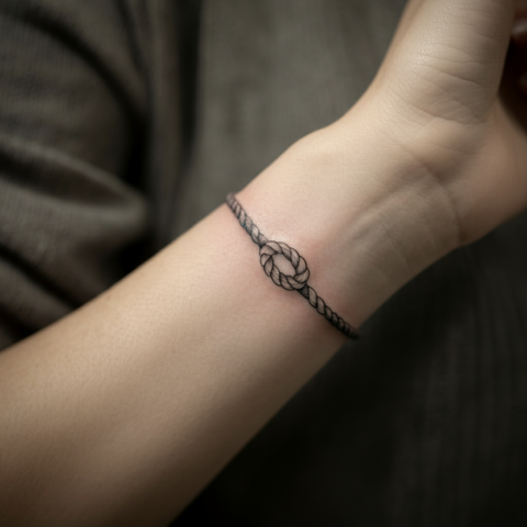 Rope Bracelet Tattoo
