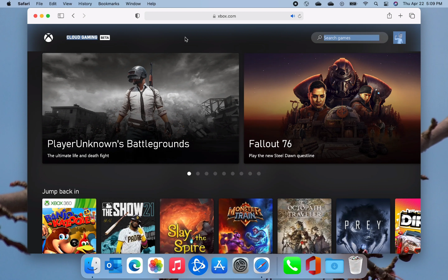 Cloud gaming from Nvidia and Xbox streaming platform is available on Apple Macbook