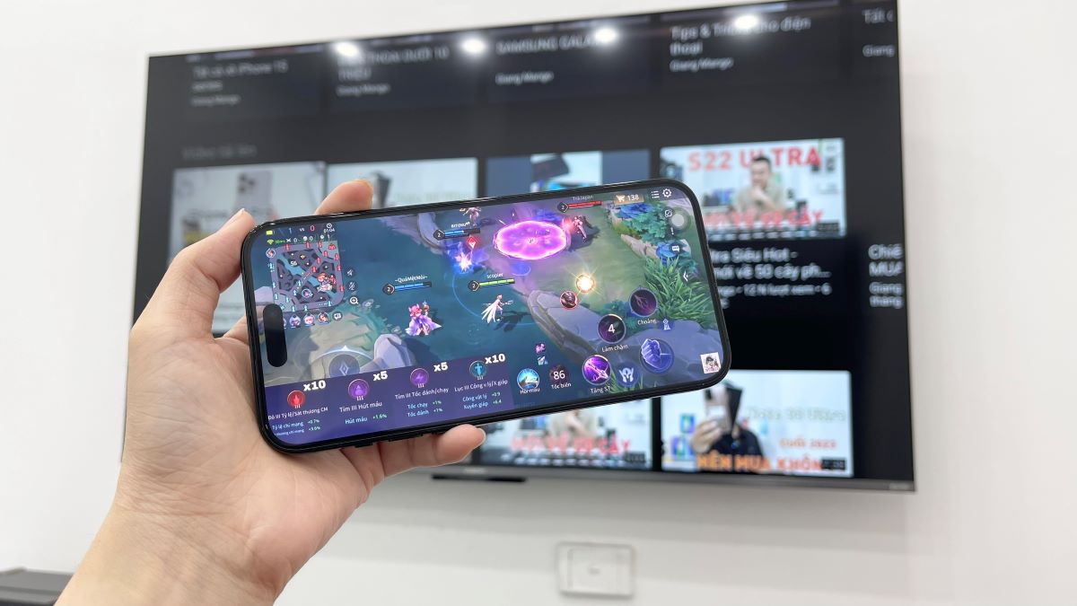 ​Chip Apple A16 Bionic vẫn đủ sức cân tốt mọi tựa game mượt mà