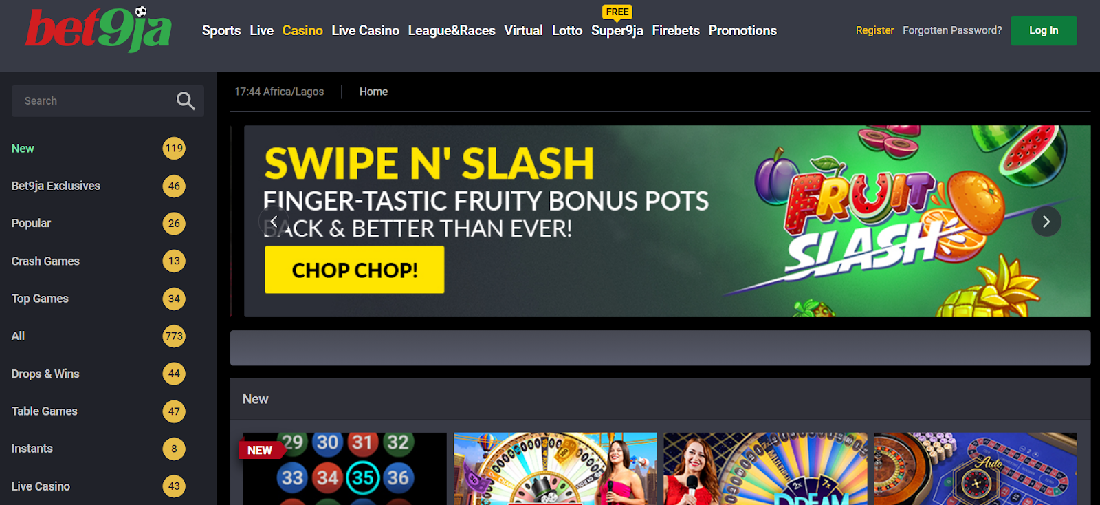 Bet9ja Online casinos