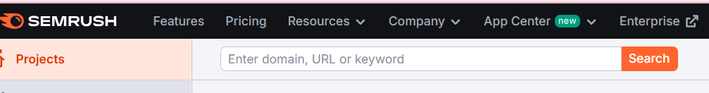 SEMrush backlink audit overview